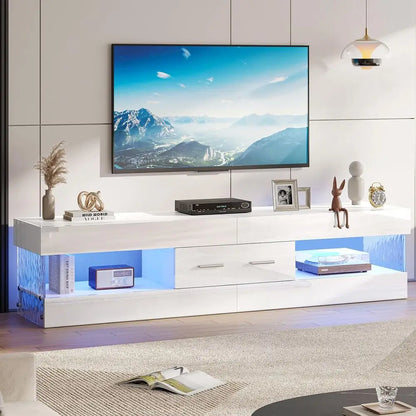 High Gloss LED Entertainment Center Stand