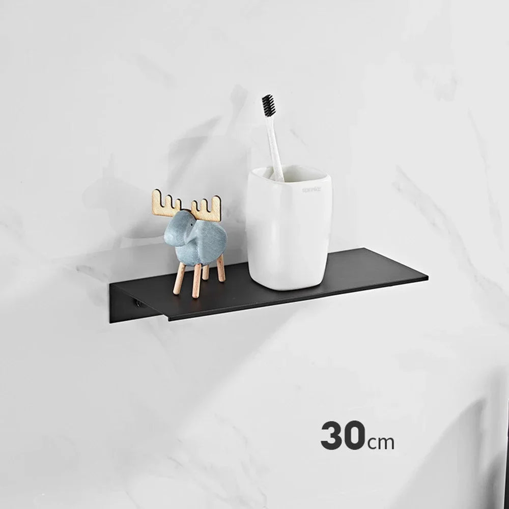 30/40/50CM Bathroom Shelf Aluminum Floating Shelves