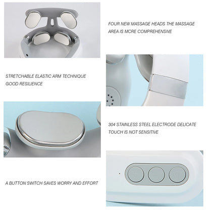 4 Head Neck and spine Massage Machine