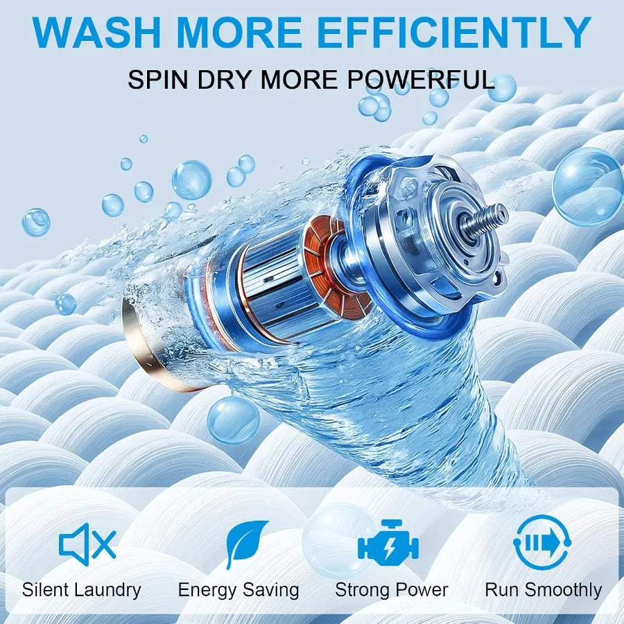 17LBS Fully Automatic Portable Washing Machine