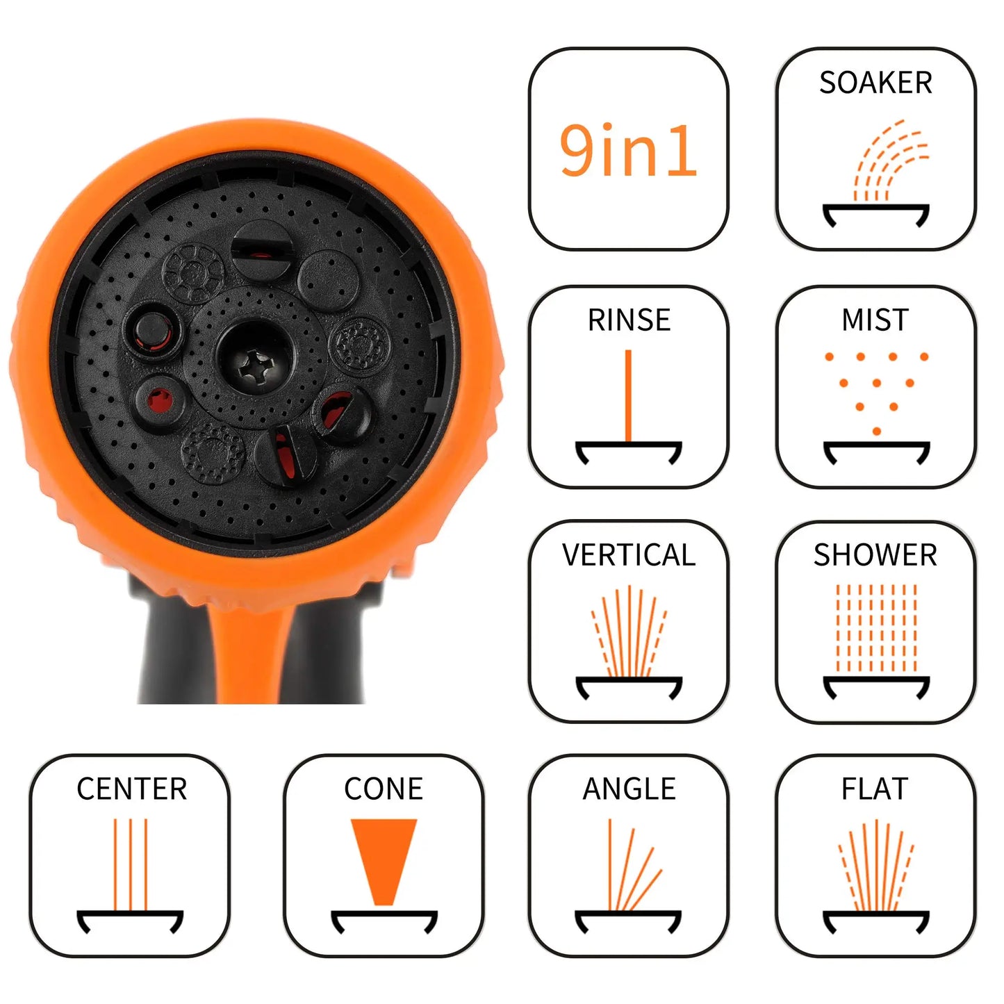 Heavy Duty Retractable Garden Hose Reel with Any Length Lock