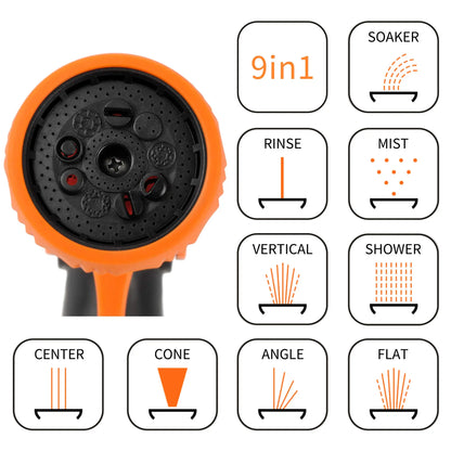 Heavy Duty Retractable Garden Hose Reel with Any Length Lock