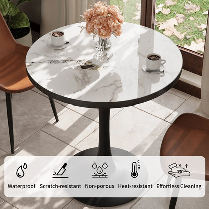 Leisure Round Coffee Table for 2-3 People