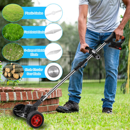 Electric Lawn Mower Cordless Grass Trimmer