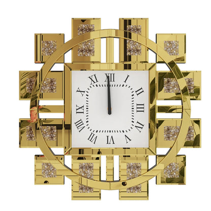 60CM Decorative Wall Clock Inlay Battery Operated