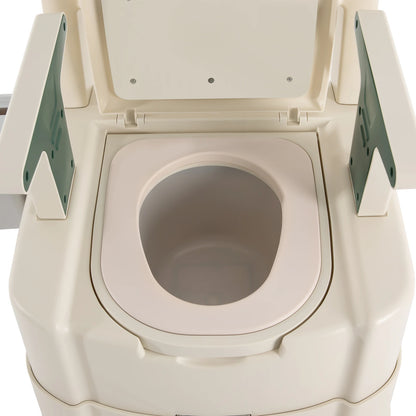 Bedside Commode Toilet with Sensor Night Light
