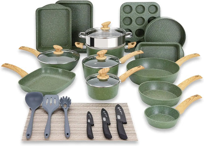 30 Piece Induction Cookware & Bakeware Set