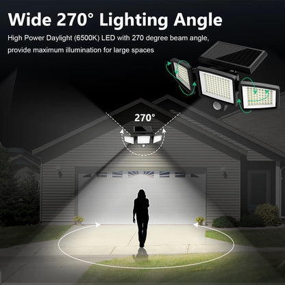 Solar Light with 200+ LEDs and Motion Sensor