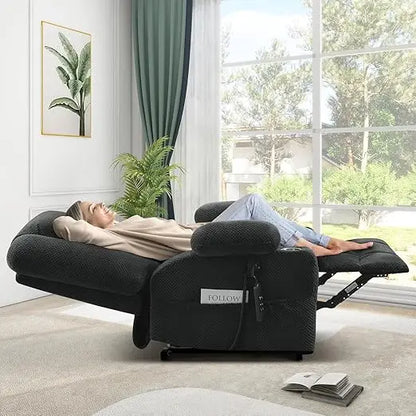 Electric Power Lift Recliner with Massage and Heat