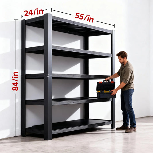 84 Inch Heavy-duty Metal Storage Rack