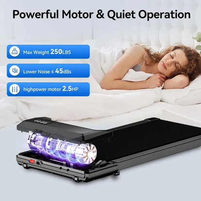 3 in 1 Portable Treadmill with Remote Control LED Display