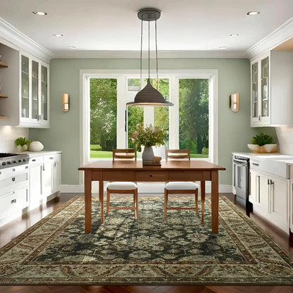 New Vintage Floral Rugs Soft Accent for Bedroom Living Room