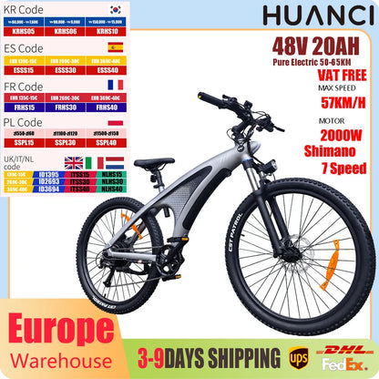 HX Q5 2000W 27.5-inch Electric Mountain Bike