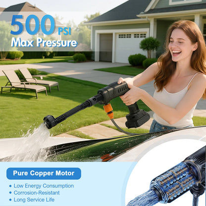 6-in-1Cordless Pressure Washer Gun 3200rpm