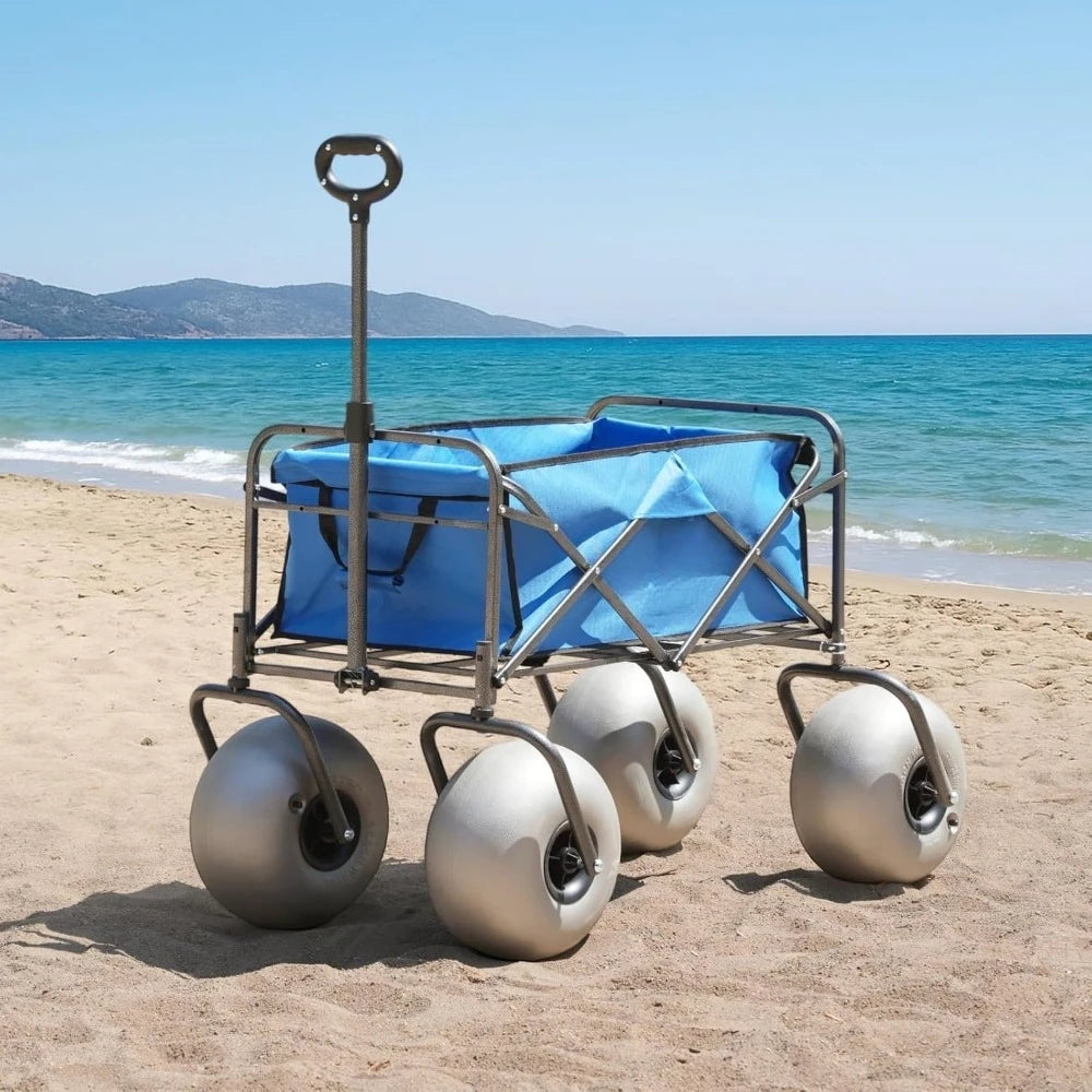 Beach Wagon with 13'' Big Inflatable Tires