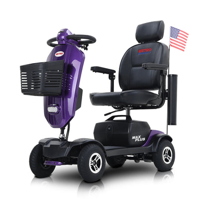 4-Wheel Outdoor Compact 300W Mobility Scooter for Outdoor