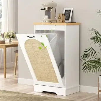 10 Gallon Recycling Double Tilt Out Trash Cabinet