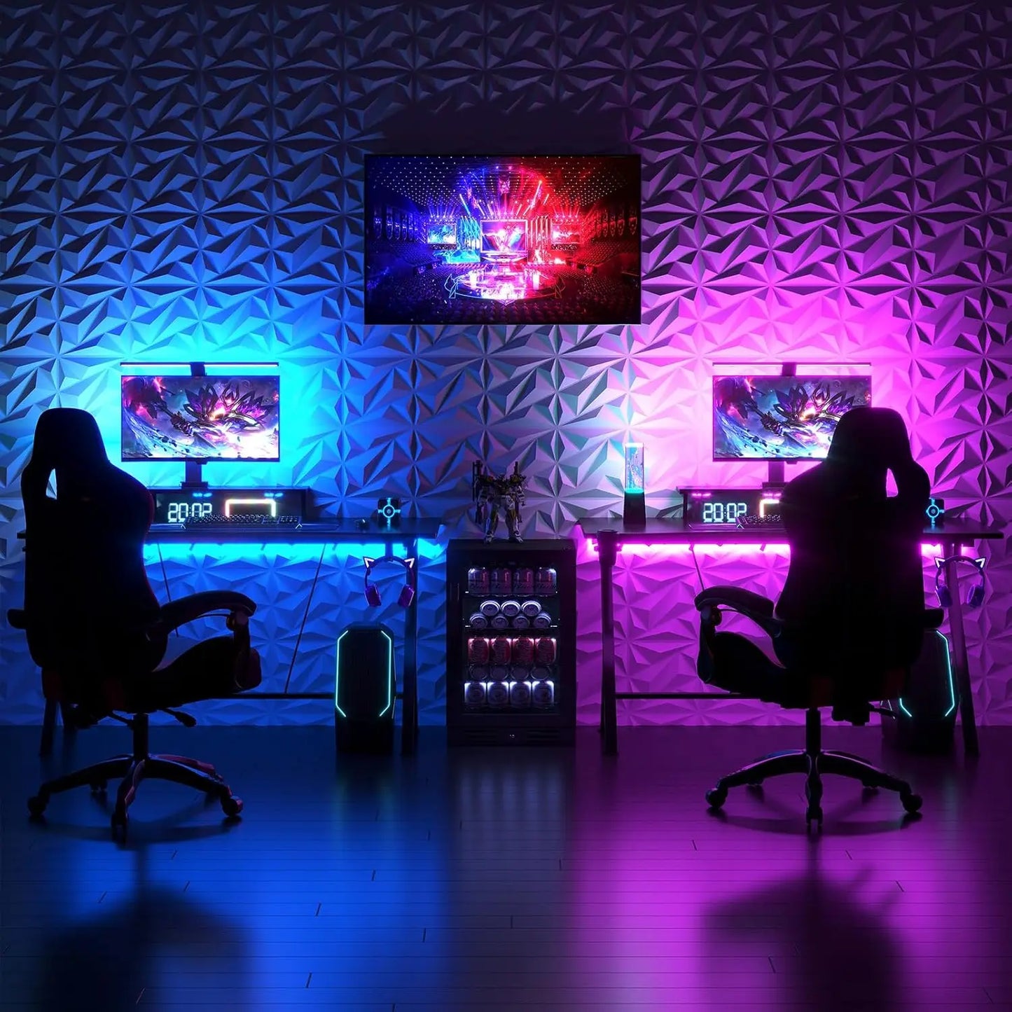 33 Pack 3D Wall Panel for Interior Wall Decor