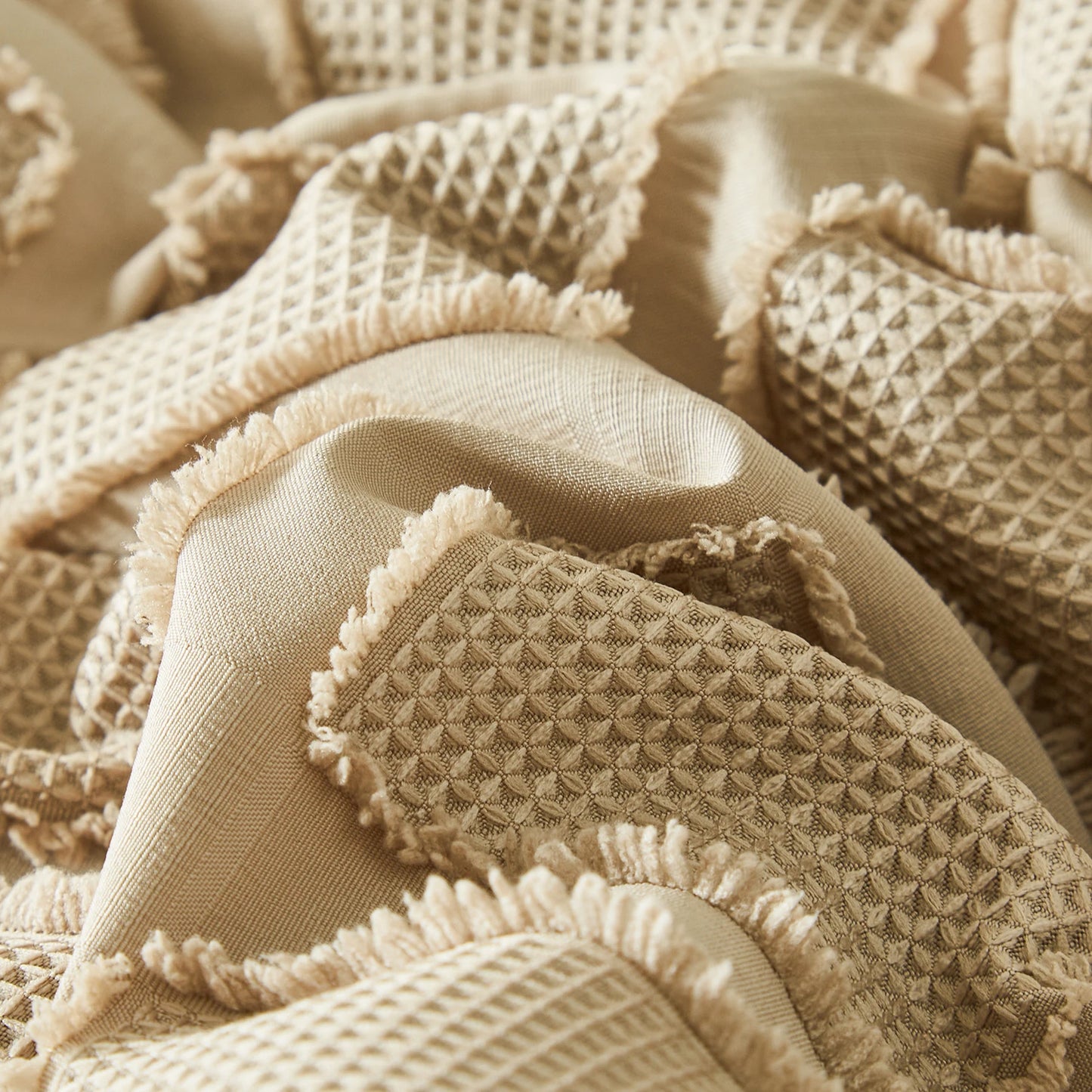 Solid color cut flower Queen size Comforter sets