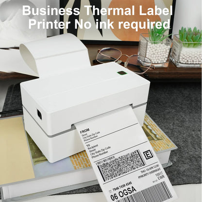 Portable Thermal Label Printer, No Ink Required