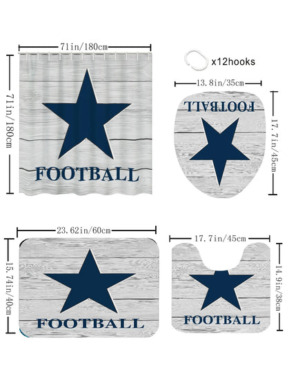 Dallas Cowboys Bathroom Four-piece Set