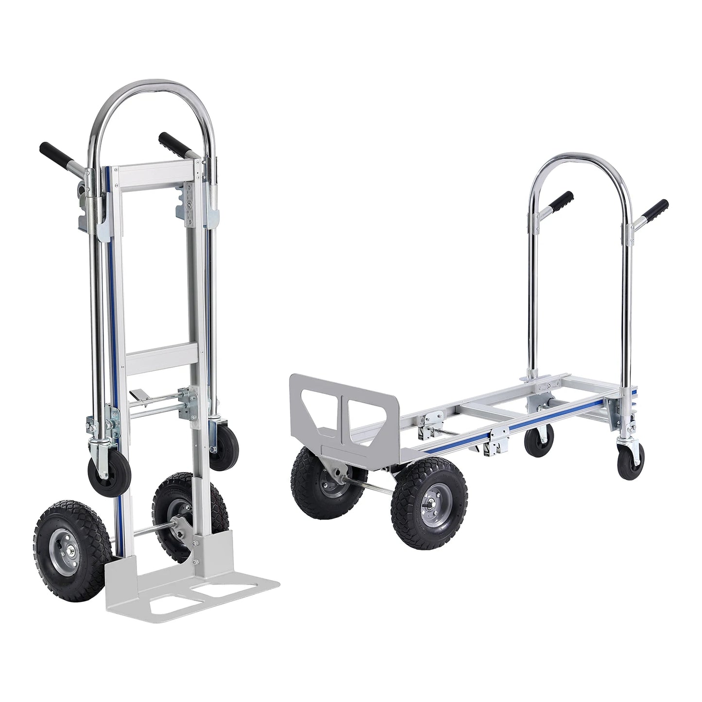 Aluminum Heavy Industrial Collapsible Dolly Cart