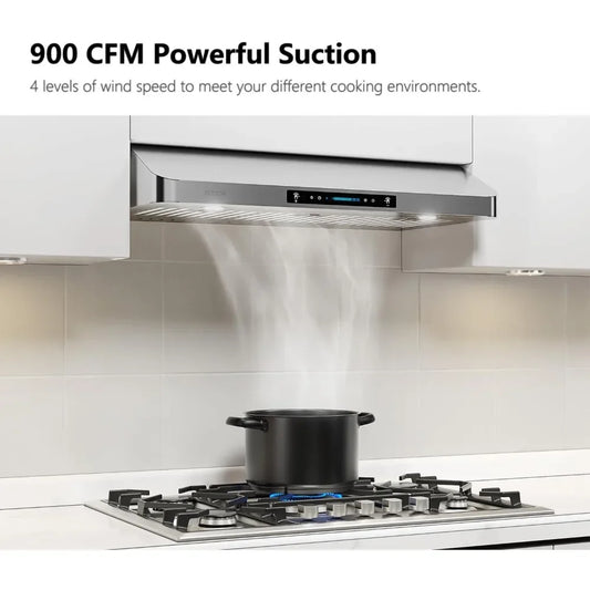 30 Inch Under Cabinet Range Hood with 900-CFM