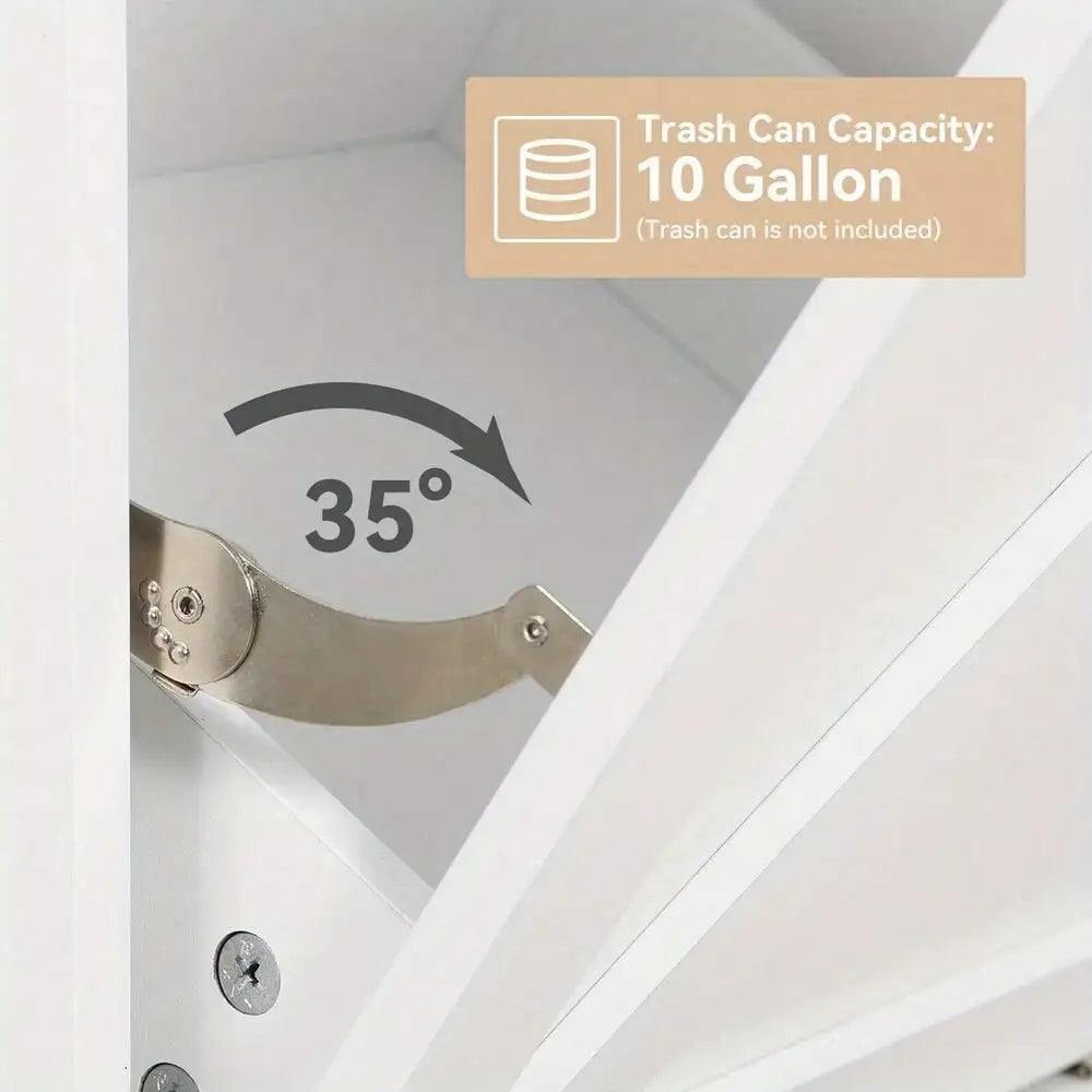 Kitchen Storage Tilt Out Trash Can Cabinet