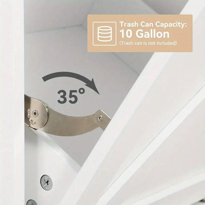 Kitchen Storage Tilt Out Trash Can Cabinet