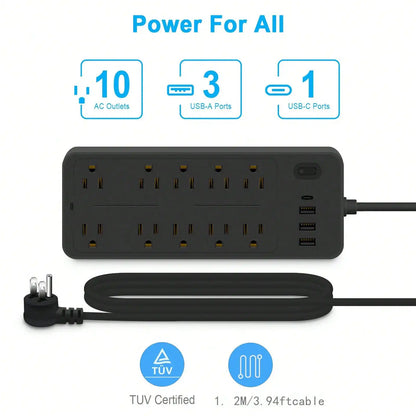 Power Strip Surge Protector 14 in 1 Multi Outlet Extender