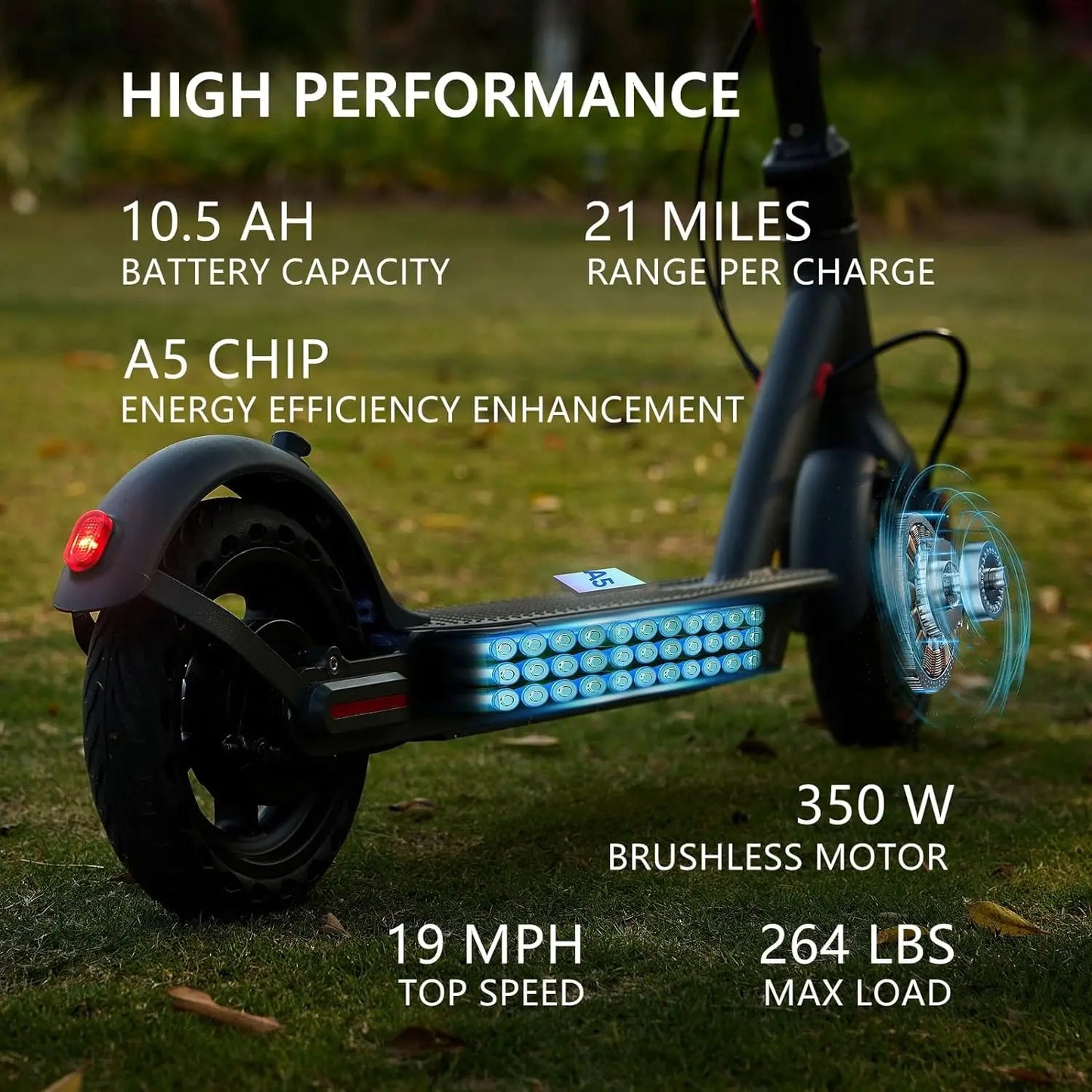 G5.0 Electric Scooter 36V 10.5AH High-Capacity Battery