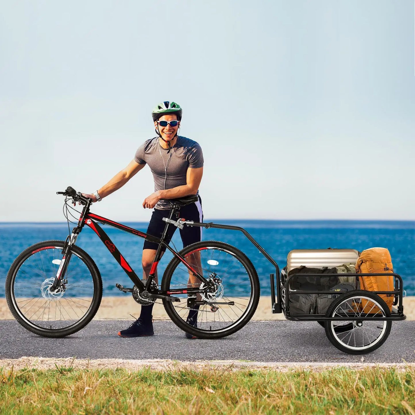 Bike Cargo Trailer with Hitch