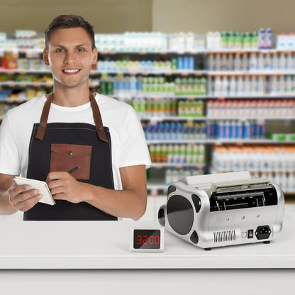 High Performance Money Counter Machine for Dollar and Euro Bills