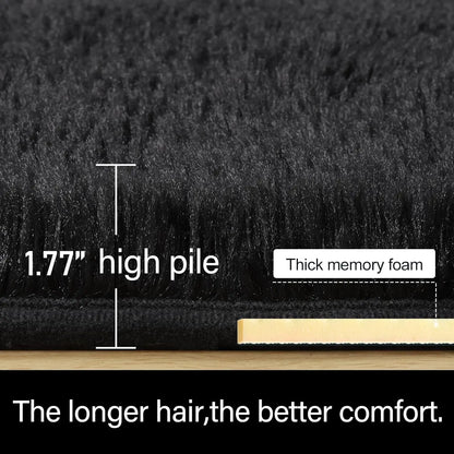 Fluffy Non-Slip Rugs for Hardwood Floors Room Decor