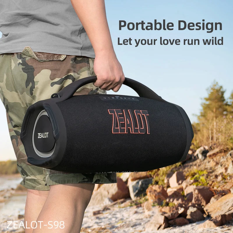 160W High Volume Portable Bluetooth Speaker
