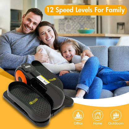 Under-Desk Elliptical Machine Leg Exerciser for Seniors