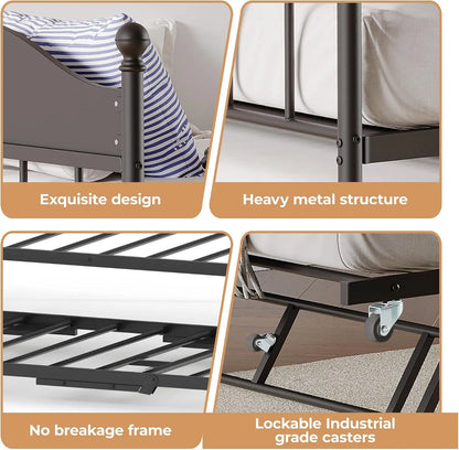 Heavy Duty Metal Platform Bed Frame