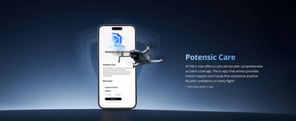 Potence ATOM 2 Camera Drone 4K HDR Video, 8K Photo
