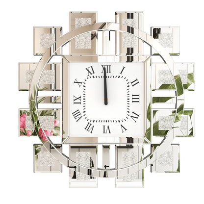 60CM Decorative Wall Clock Inlay Battery Operated