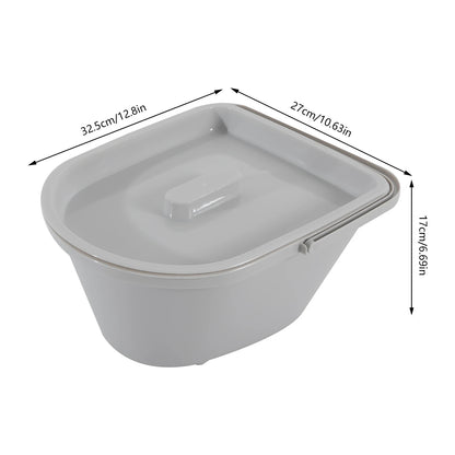 Bedside Commode Toilet with Sensor Night Light