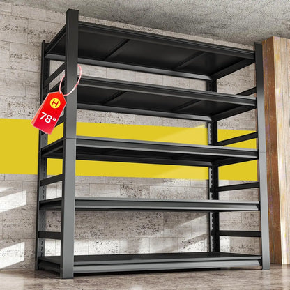 Heavy Duty 5-Tier Steel Garage Shelving Unit