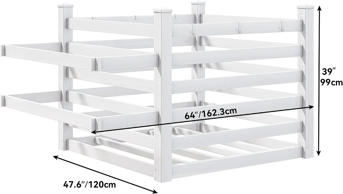 Pool Storage Bins with Towel Rack