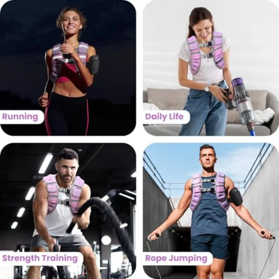Adjustable Weighted Vest for Women Men 14-18lb