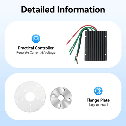 600W 12V/24V Wind Generator Solar Wind Turbine