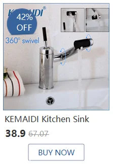 Tempered Glass Washbasin with Waterfall Faucet