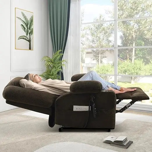 Electric Power Lift Recliner with Massage and Heat