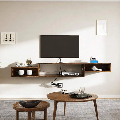 59" Floating TV Stand with LED Lights