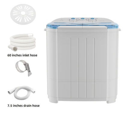 14.5Lbs Portable Washing Semi-Automatic Compact Washer