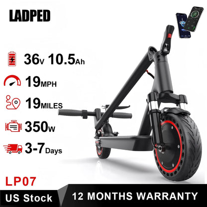 Smart Control Electric Scooter 16miles Max Range for Adult