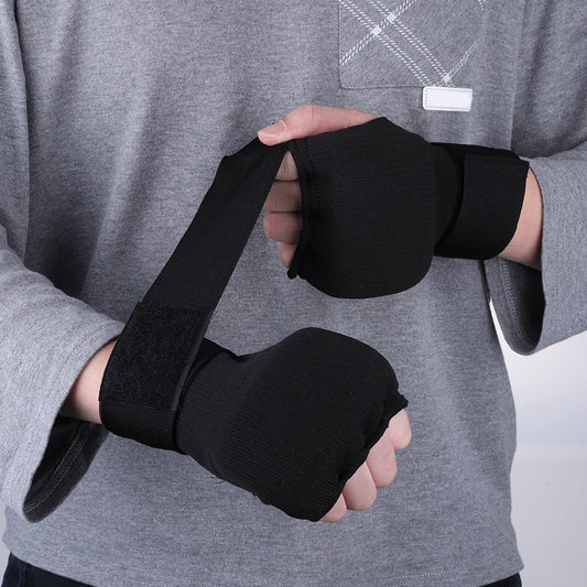 Hand wrapped Gel Boxing Gloves for Punching Speed Bag